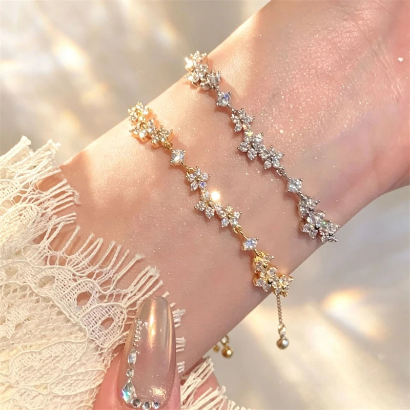 Bracelet Flora, bracelet doré – vue 2