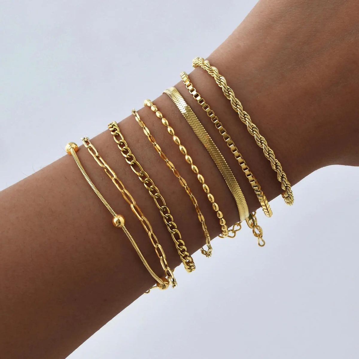 Bracelet Lina, bracelet doré – vue 2