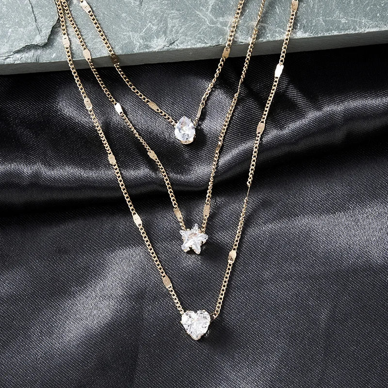 Collier Anni, collier doré – vue 2