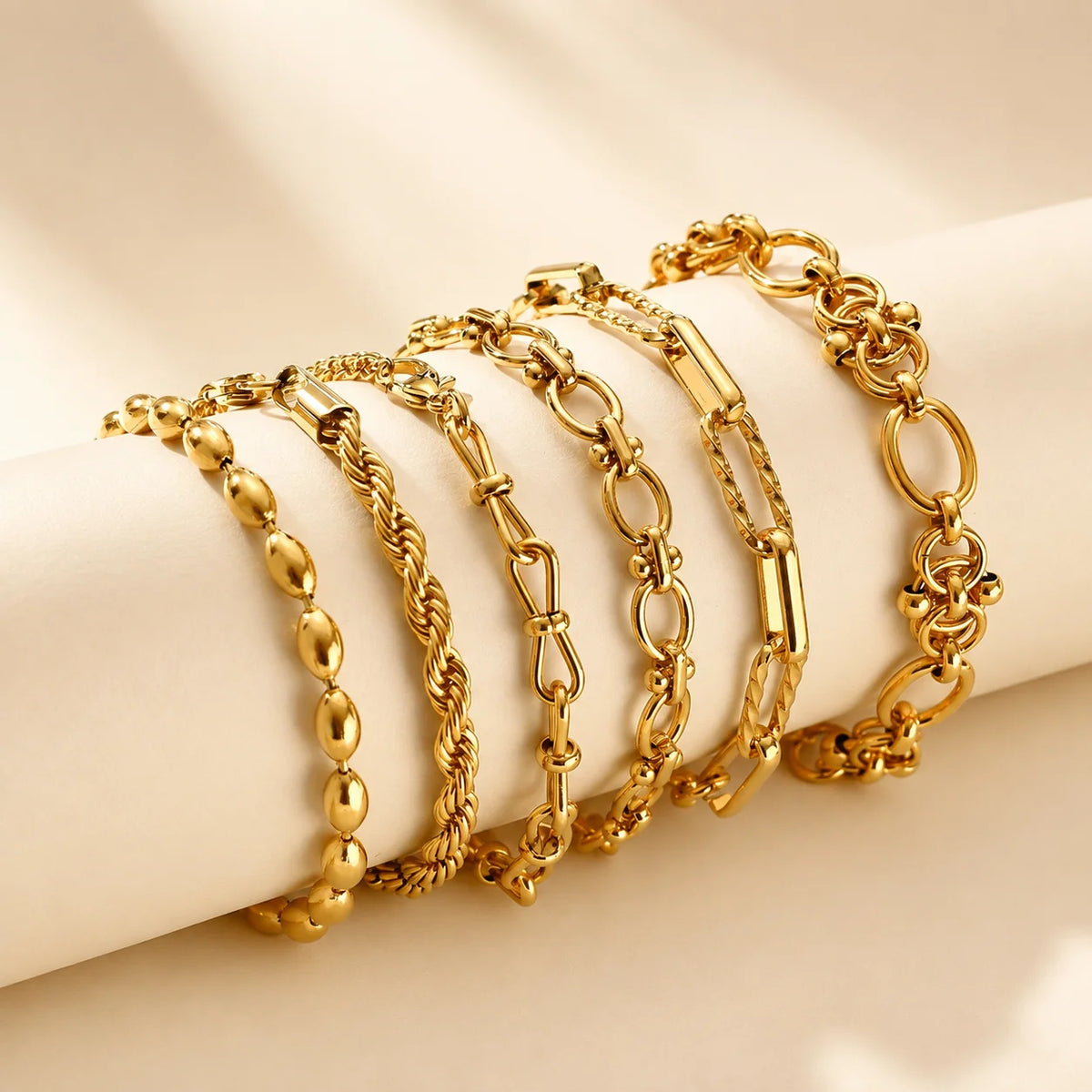 Bracelet Liesel, bracelet doré – vue 3