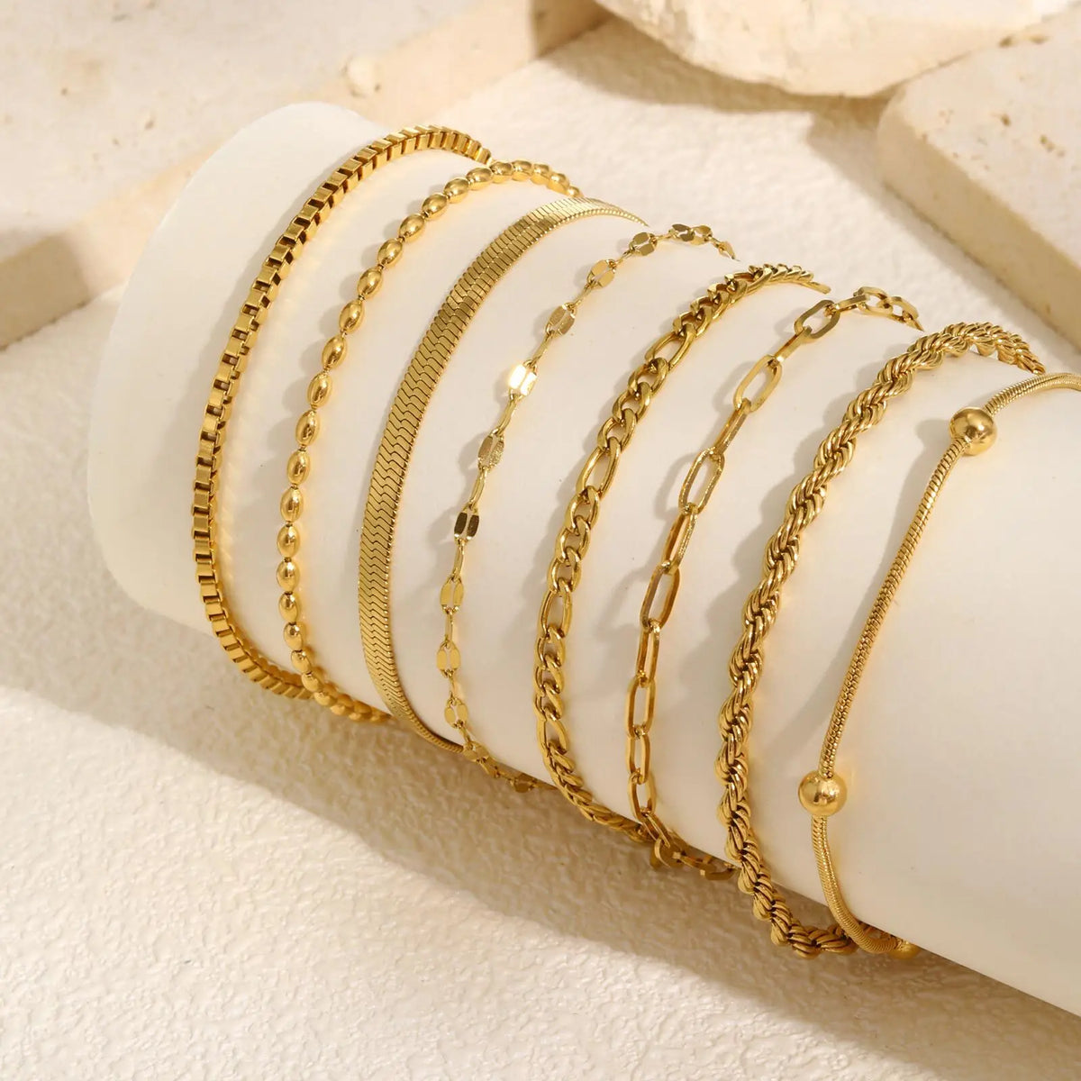 Bracelet Greta, bracelet doré – vue 4